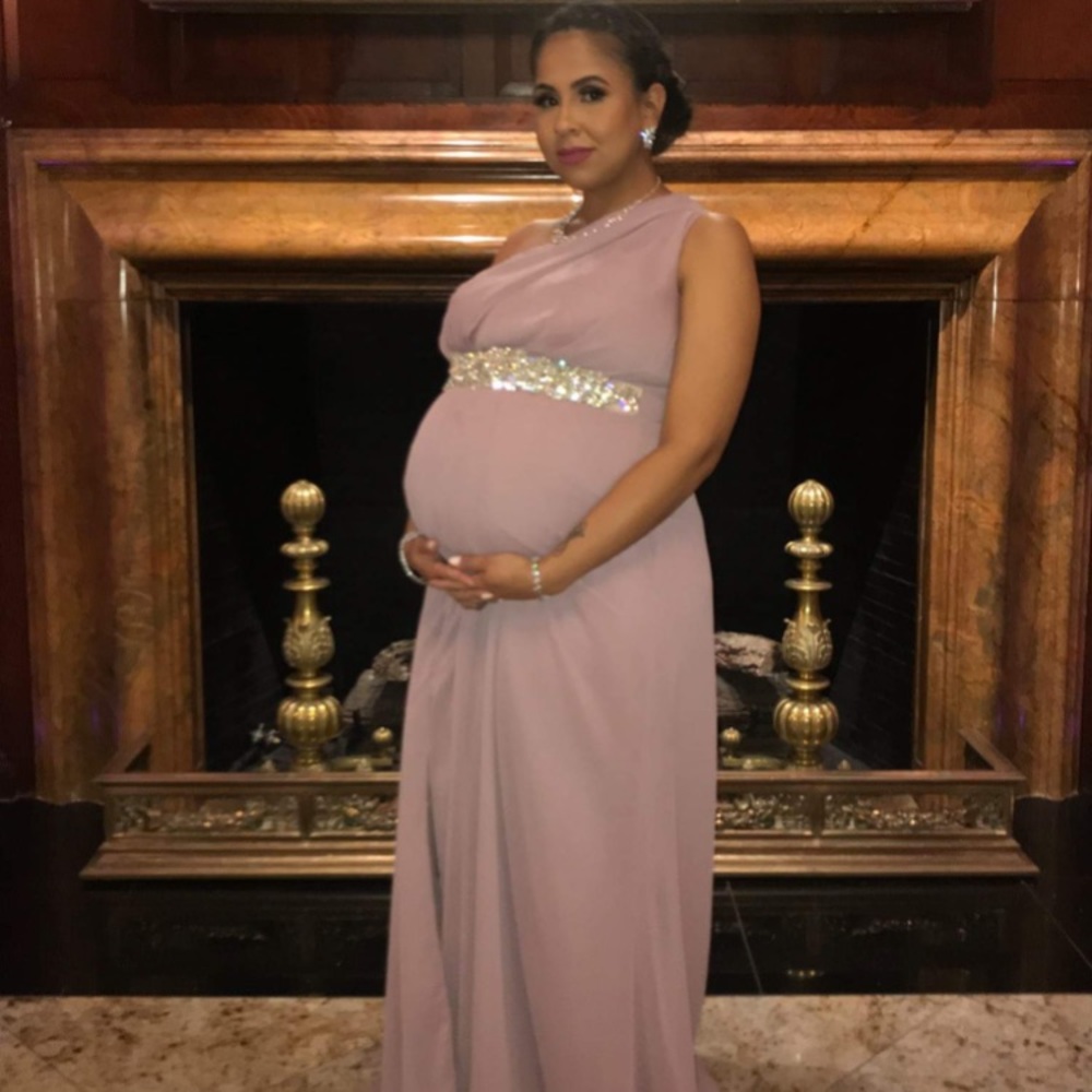 Elegant long dress- NOT MATERNITY! Regular Size